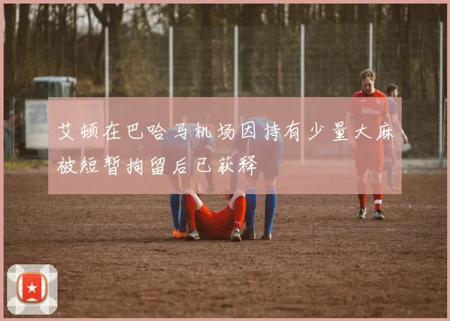 艾顿在巴哈马机场因持有少量大麻被短暂拘留后已获释