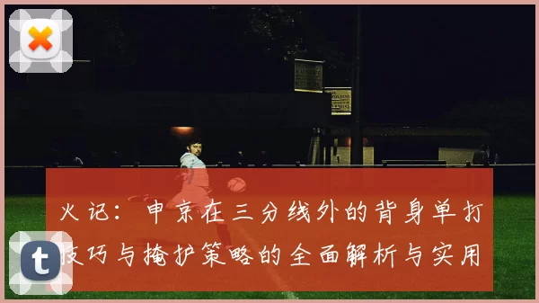 火记：申京在三分线外的背身单打技巧与掩护策略的全面解析与实用指南